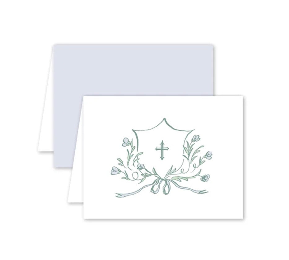 Avonlea Periwinkle Cross