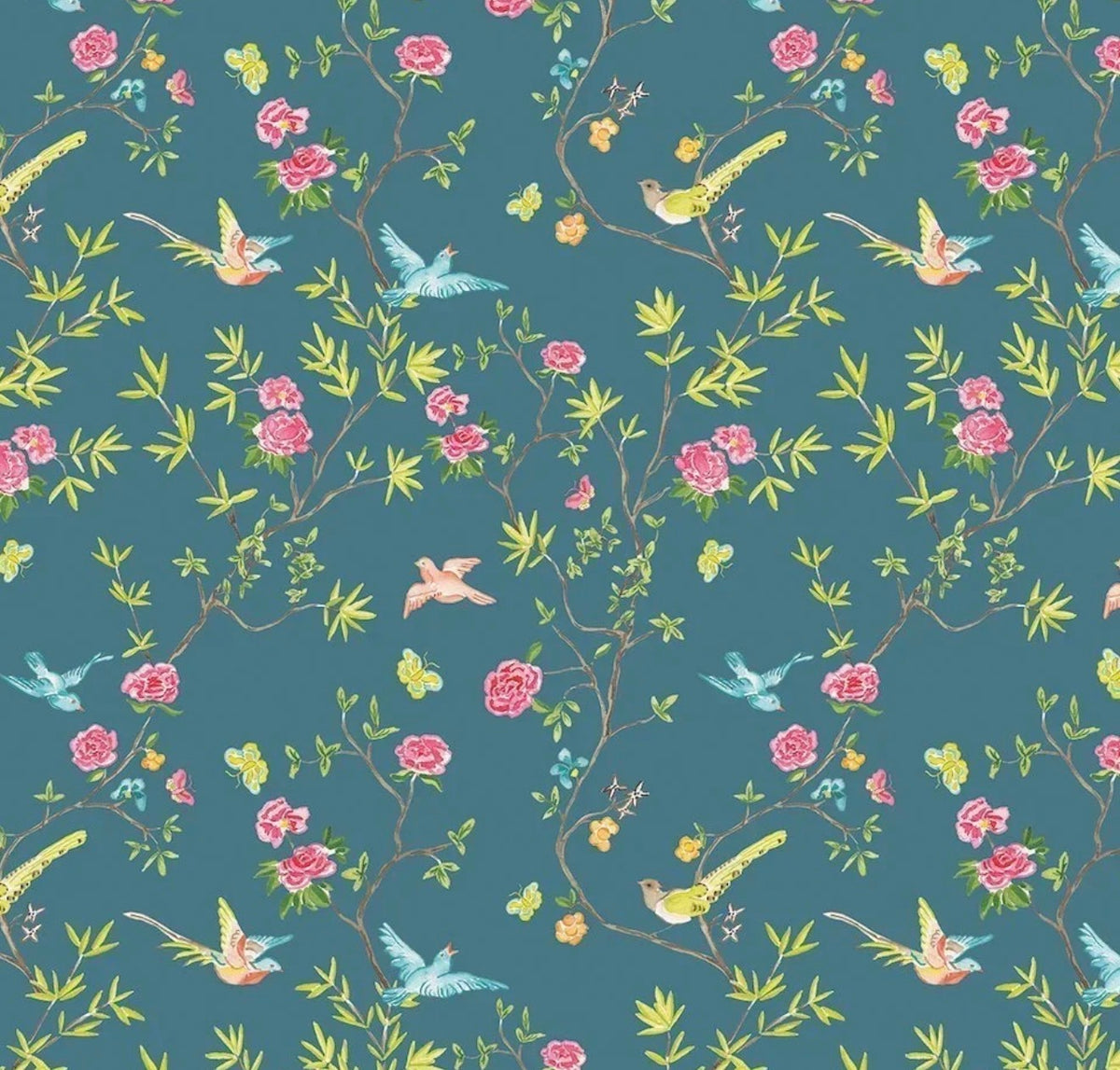 Chinoiserie Birds Gift Wrap