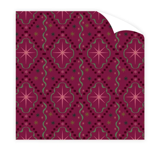 Retro Sparkle Wrapping Paper Roll