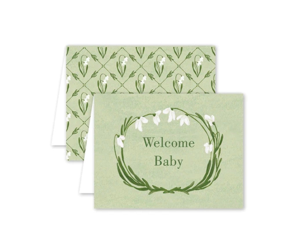 Snowdrop Meadow Baby Green