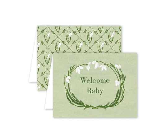 Snowdrop Meadow Baby Green