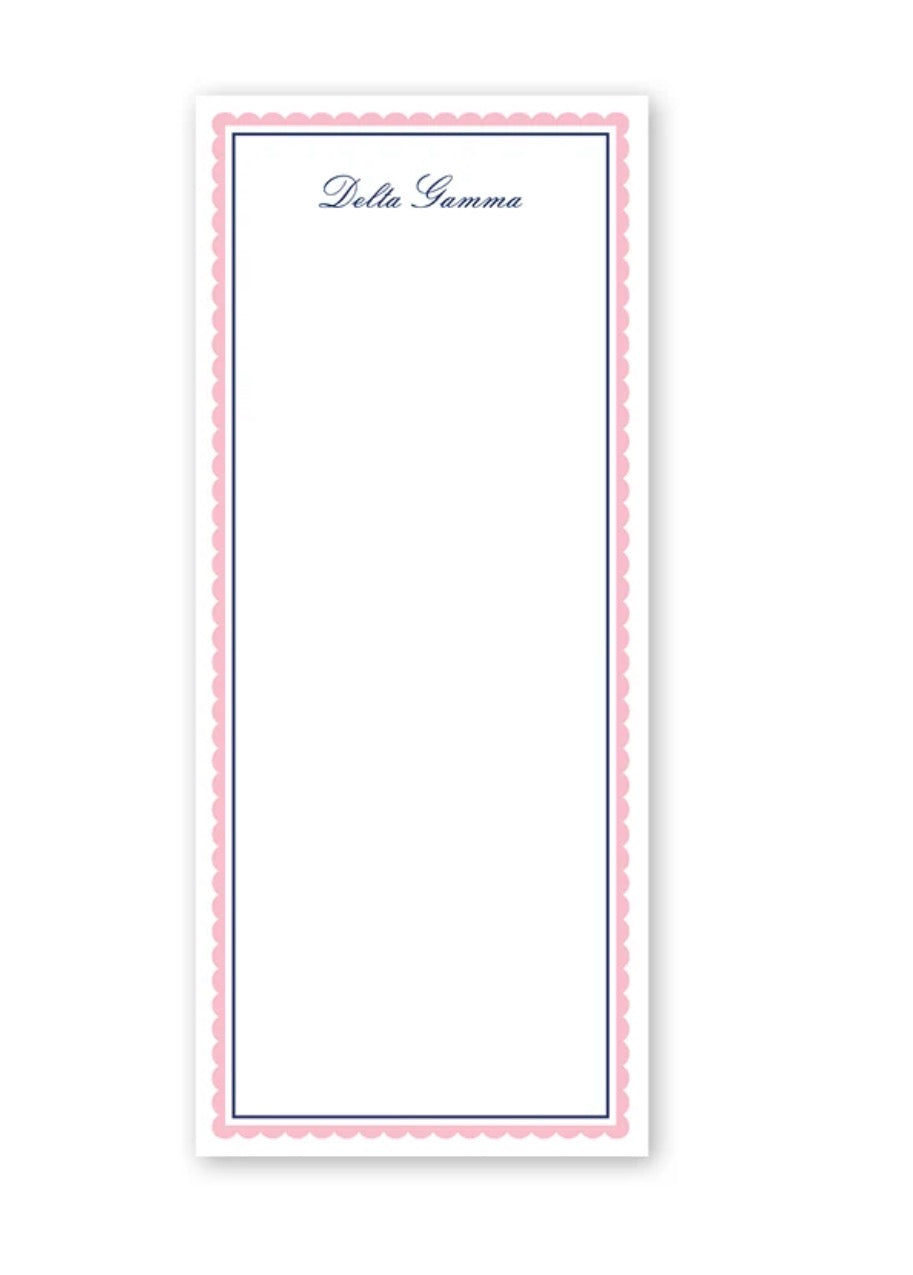 Delta Gamma Vintage Skinny Notepad