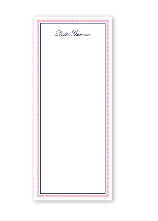 Delta Gamma Vintage Skinny Notepad