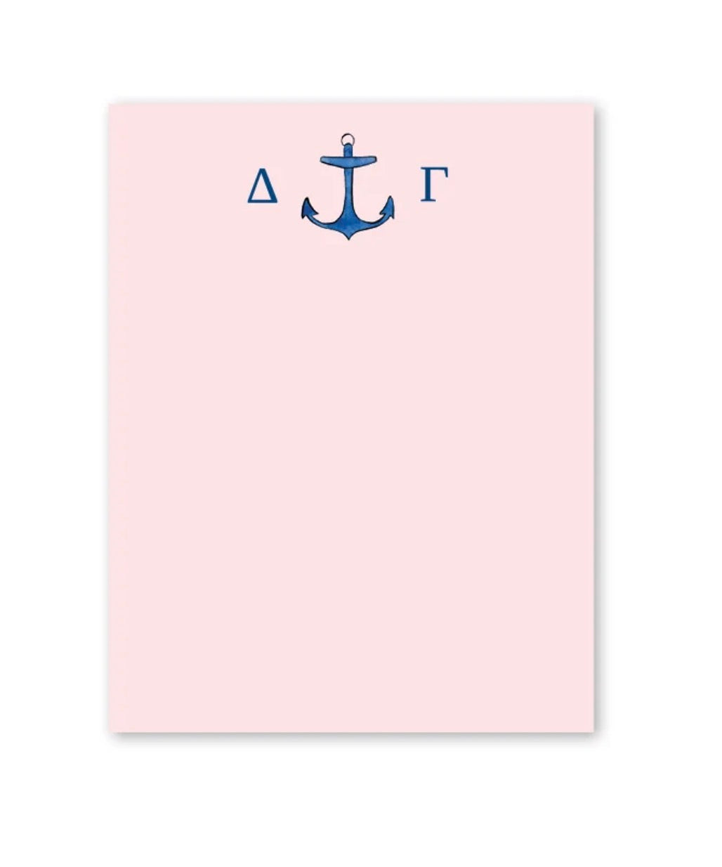 Delta Gamma Nautical Anchor Notepad